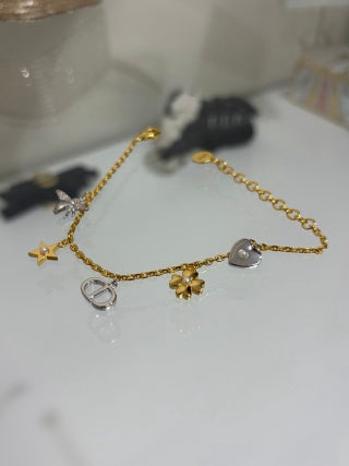 Dior Celestial Charm Mixed Metal Bracelet