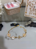 Dior Celestial Star Medallion Pearl Bracelet