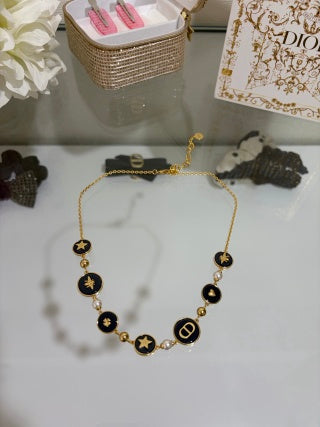 Dior Oblique Celestial Medallion Necklace