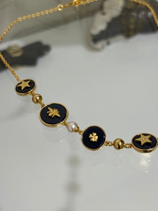 Dior Oblique Celestial Medallion Necklace