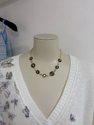 Dior Oblique Celestial Medallion Necklace