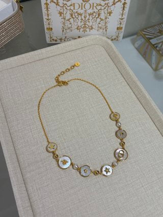 Dior Celestial Medallion Charm Necklace