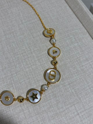 Dior Celestial Medallion Charm Necklace