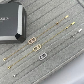 Messika Move Duo Diamond Bar Bracelet