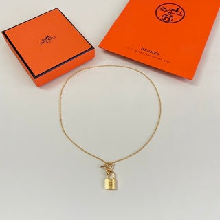 Hermès Kelly Mini Padlock Pendant Necklace