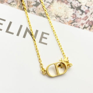 Dior CD Signature Gold Chain Bracelet