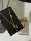 Chanel Black Pearl CC Pendant Necklace – Elegant Luxury Fashion Jewelry
