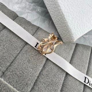 Dior CD Knot Open Band Ring