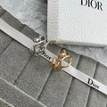 Dior CD Knot Open Band Ring