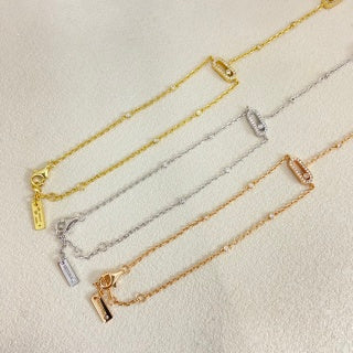 Messika Move Link Diamond Bar Bracelet