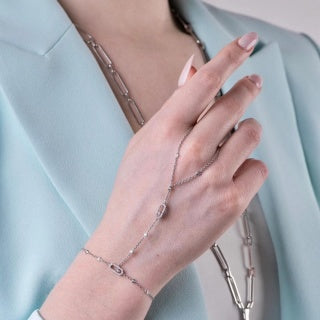 Messika Move Link Diamond Bar Bracelet