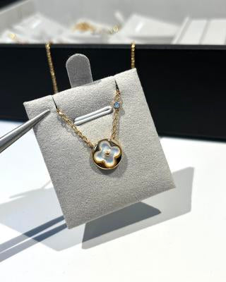 Louis Vuitton Blossom Pearl Monogram Pendant Necklace