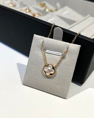 Louis Vuitton Blossom Pearl Monogram Pendant Necklace