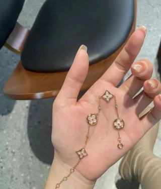 Louis Vuitton Blossom Pearl Monogram Charm Bracelet