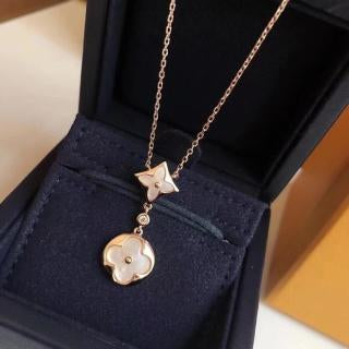 Louis Vuitton Blossom Flower Pendant Necklace