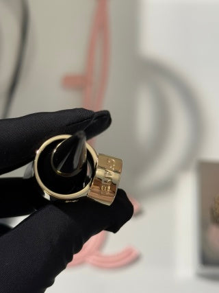 Chanel Gold Medallion CC Statement Ring – Elegant Luxury Fashion Jewelry