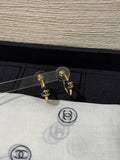 Chanel Gold CC Logo Stud Earrings – Elegant Luxury Fashion Jewelry