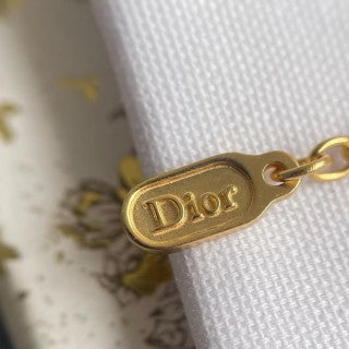 Dior CD Pearl Letter Chain Bracelet