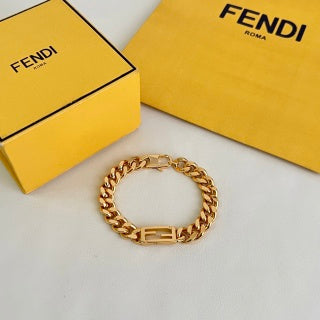 Fendi Varello FF Link Chain Bracelet