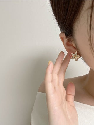 Chanel Crystal Star Stud Earrings – Elegant Luxury Fashion Jewelry