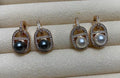 Hermès Éclat Pearl Pavé Frame Earrings