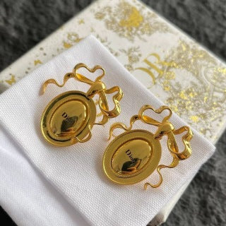 Dior Belle Fleur Medallion Earrings