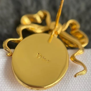 Dior Belle Fleur Medallion Earrings