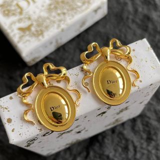 Dior Belle Fleur Medallion Earrings