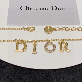 Dior Étoile Letter Choker Necklace