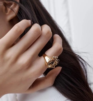 Dior Soleil Bloom Medallion Ring