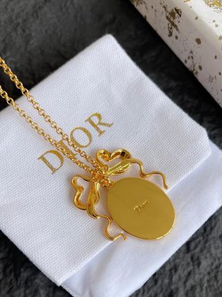 Dior Médaillon Signature Chain Choker Necklace