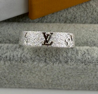 Louis Vuitton Textured Monogram Band Ring