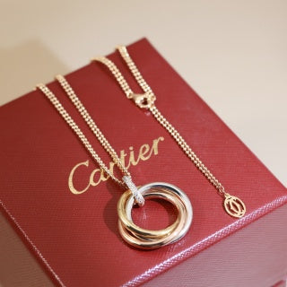 Cartier Cercle Harmonie Interlocking Pendant Necklace