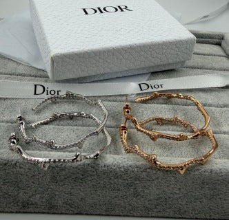 Dior Éclat Serpentine Hoop Earrings