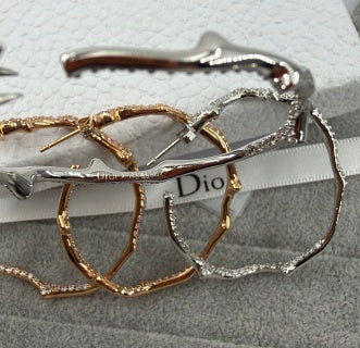 Dior Éclat Serpentine Hoop Earrings