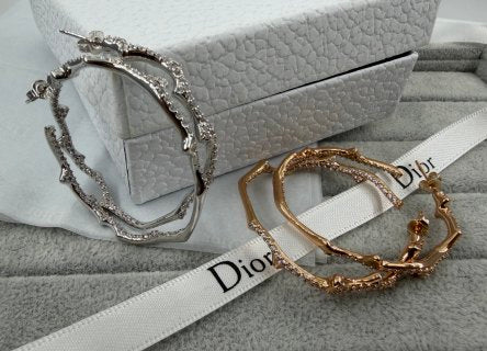 Dior Éclat Serpentine Hoop Earrings