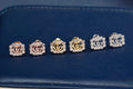 Gucci Interlocking G Crystal Pavé Square Stud Earrings