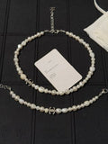 Chanel Irregular Pearl Double-C Necklace