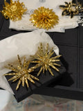 Chanel Gold Sunburst Statement Brooch – Elegant Luxury Fashion Accessory