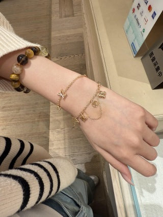 Louis Vuitton Blossom Charm Chain Bracelet
