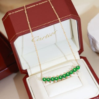 Cartier Émeraude Harmonie Gemstone Necklace