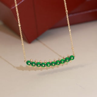 Cartier Émeraude Harmonie Gemstone Necklace