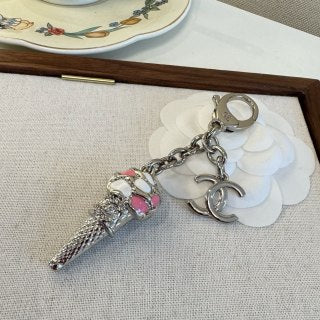Chanel Elegant Ice Cream Cone Handbag Charm