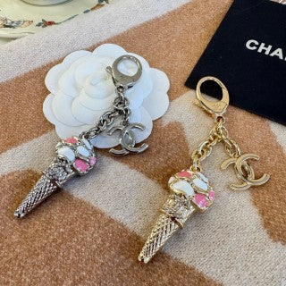 Chanel Elegant Ice Cream Cone Handbag Charm