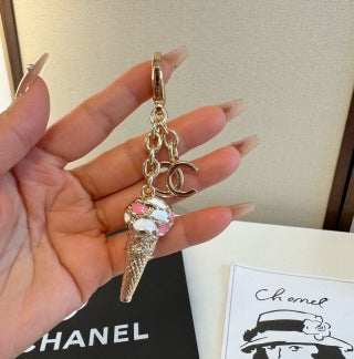Chanel Elegant Ice Cream Cone Handbag Charm
