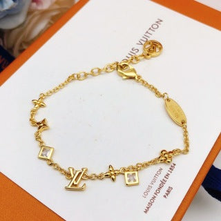 Louis Vuitton Diamond Charm Link Bracelet