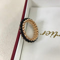 Cartier Love Obsidian Beaded Ring