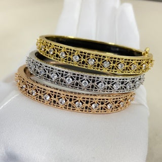 Dior Éclat Trellis Crystal Bangle