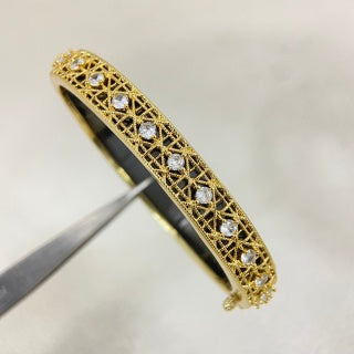 Dior Éclat Trellis Crystal Bangle
