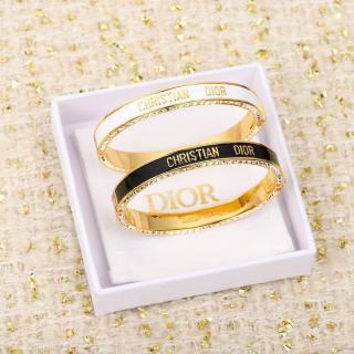 Dior Écriture Signature Open Cuff Bracelet